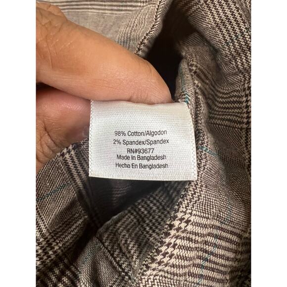 St. John Bay Brown Stretch Jacket Size Medium - Picture 3 of 4